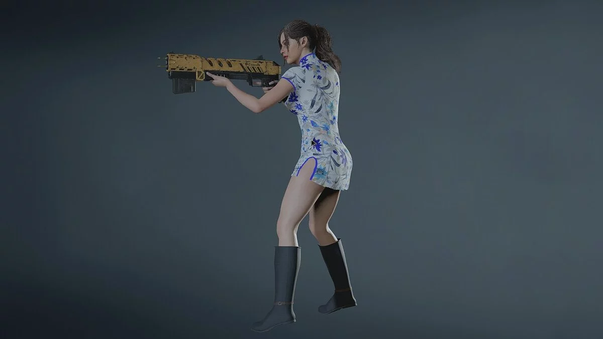 Resident Evil 2 — Симпатичное китайское платье для Клэр