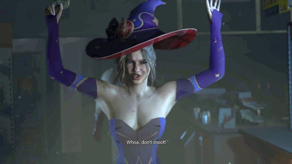 Resident Evil 2 — Мона из игры Genshin Impact