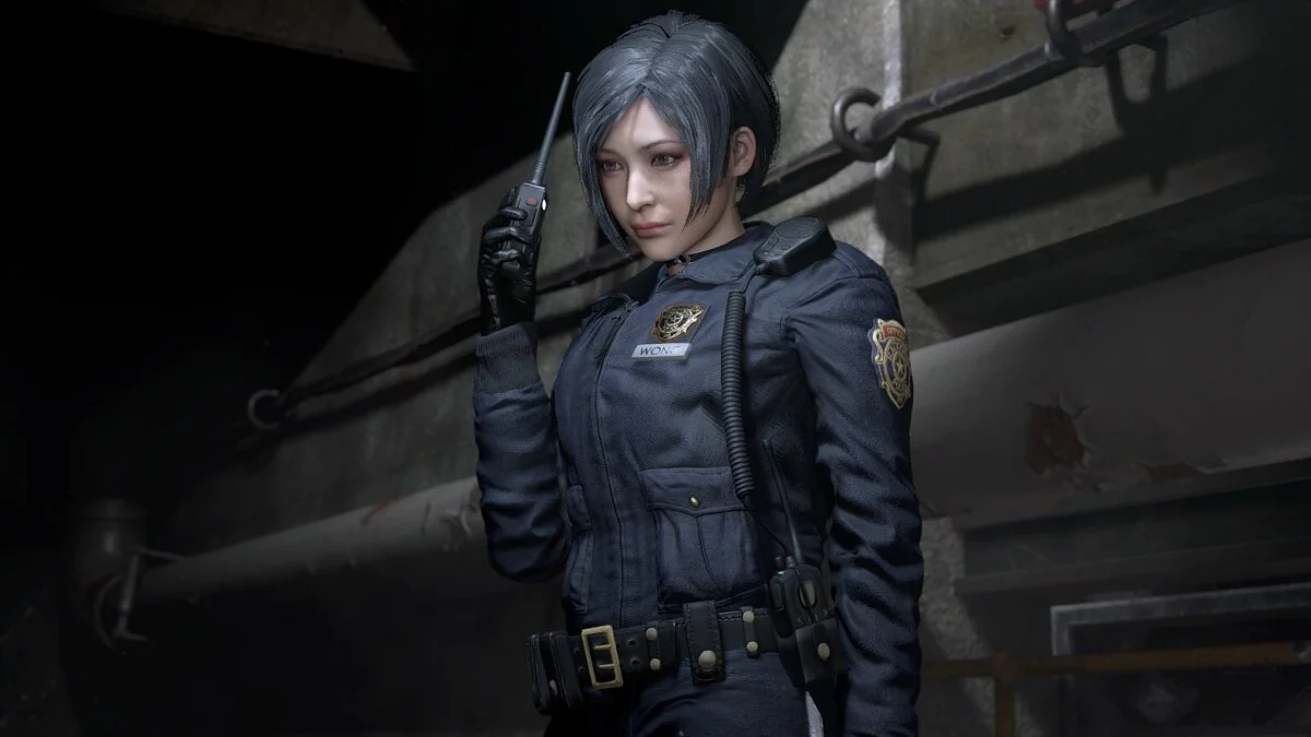 Resident Evil 2 — Ада - полицейский-мотоциклист и коллекция причесок