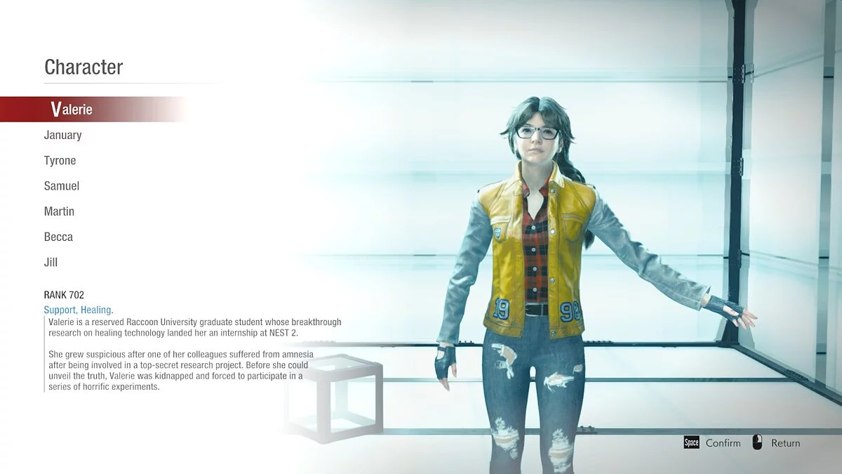 Resident Evil: Resistance — Нові кольори для костюму Валері