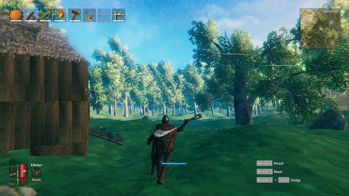 Valheim — Выносливость атаки