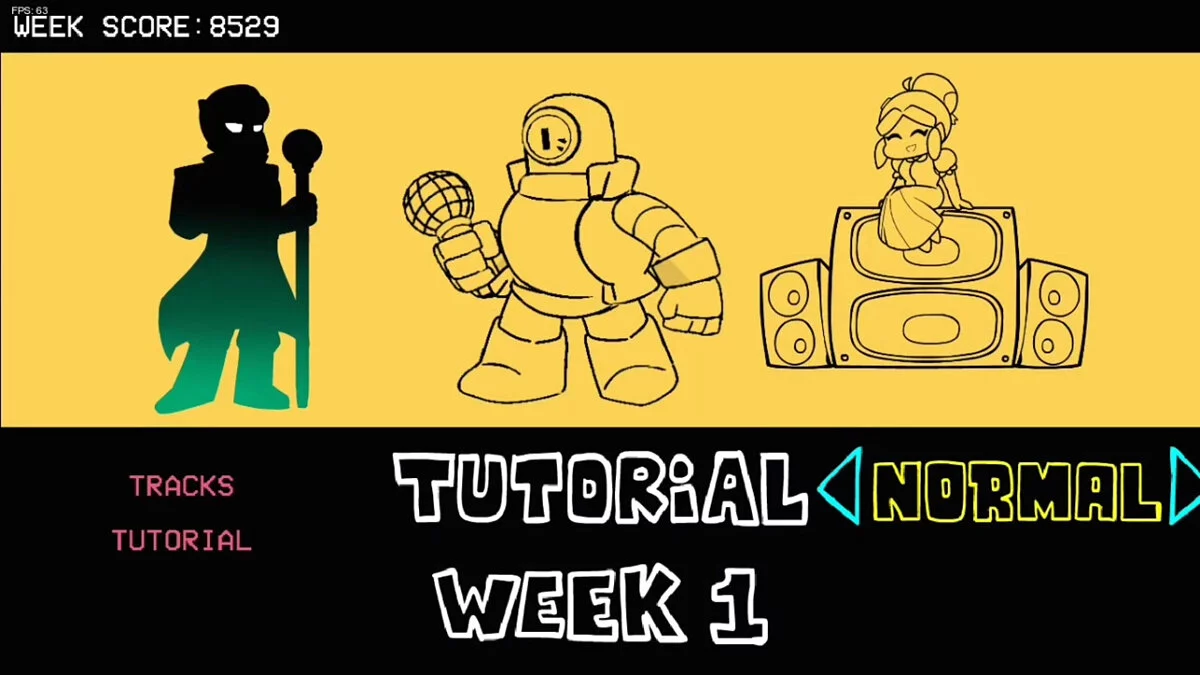 Friday Night Funkin' — Персонажи из игры Brawlstars