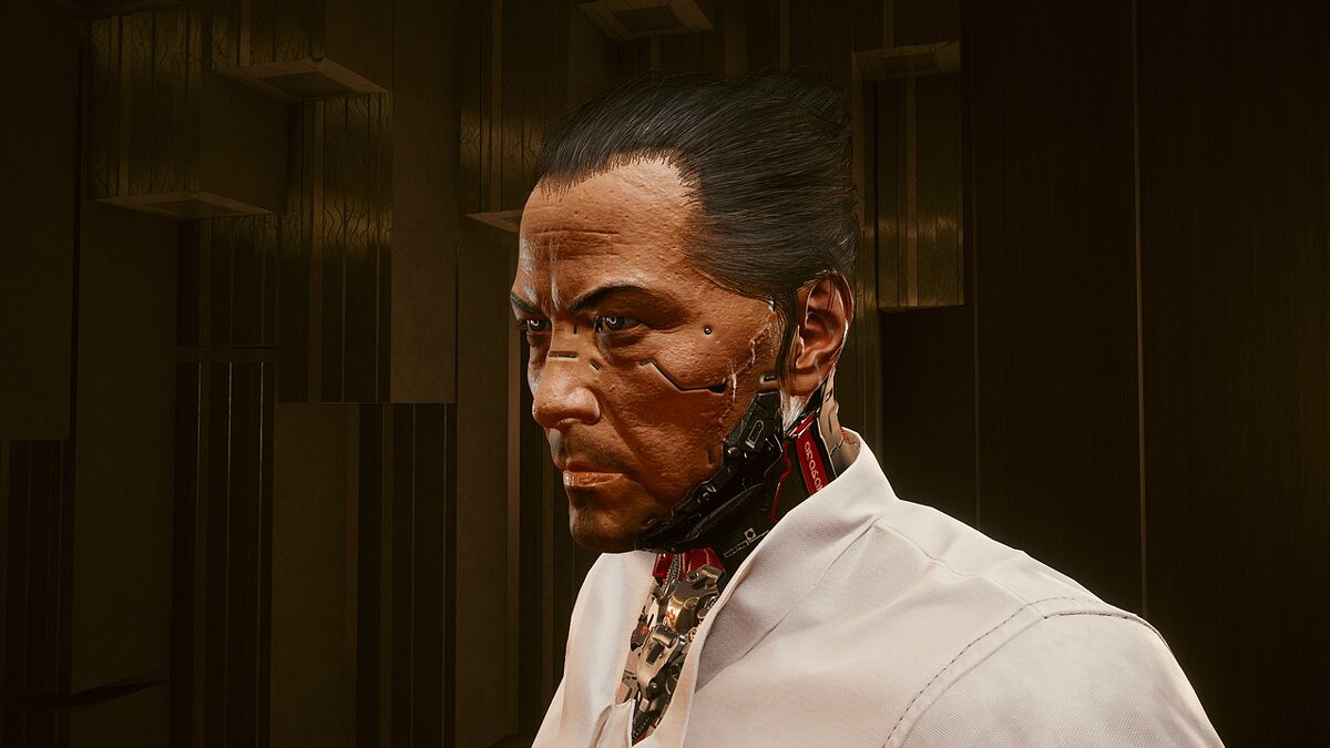 Cyberpunk 2077 — Takemura without a beard