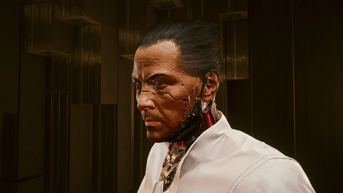 Cyberpunk 2077 — Takemura sin barba