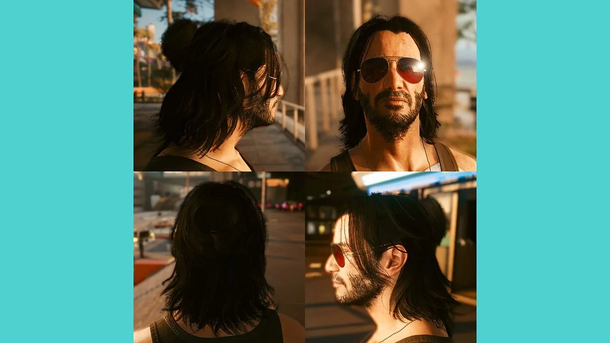 Cyberpunk 2077 — Прическа «Шишка» для Джонни