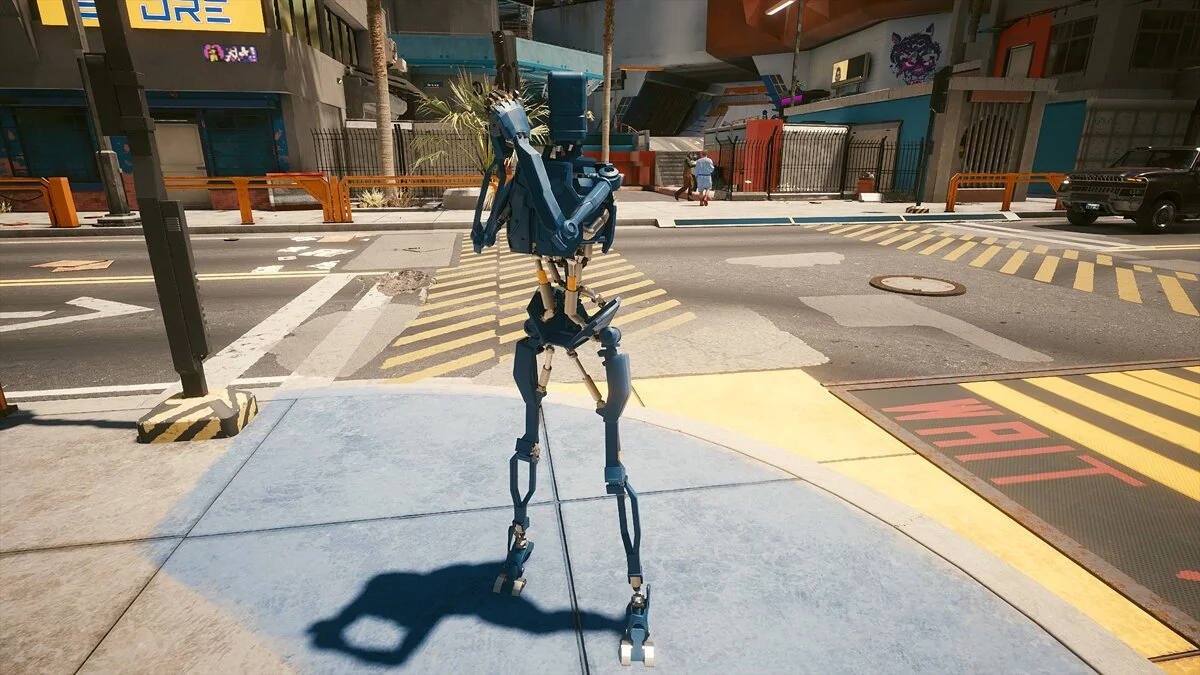 Cyberpunk 2077 — Разноцветные дроиды