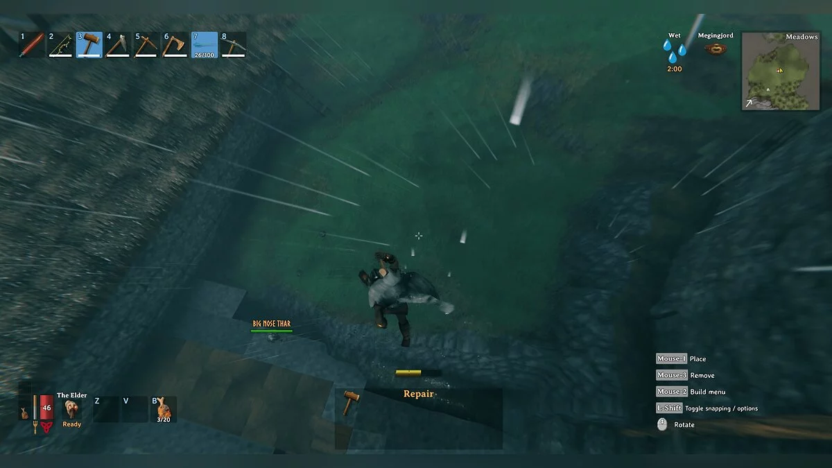 Valheim — Сниженный урон от падения