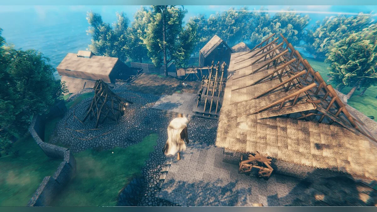 Valheim — Reduced fall damage