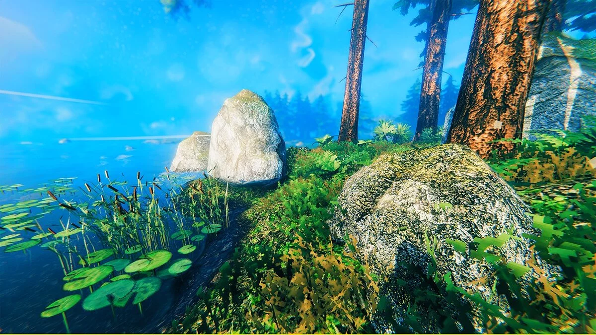 Valheim — Реалистичные текстуры камней и замков