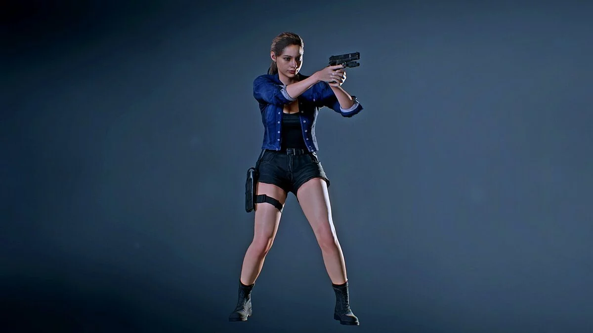 Resident Evil 2 — Клэр в костюме Сони Блейд