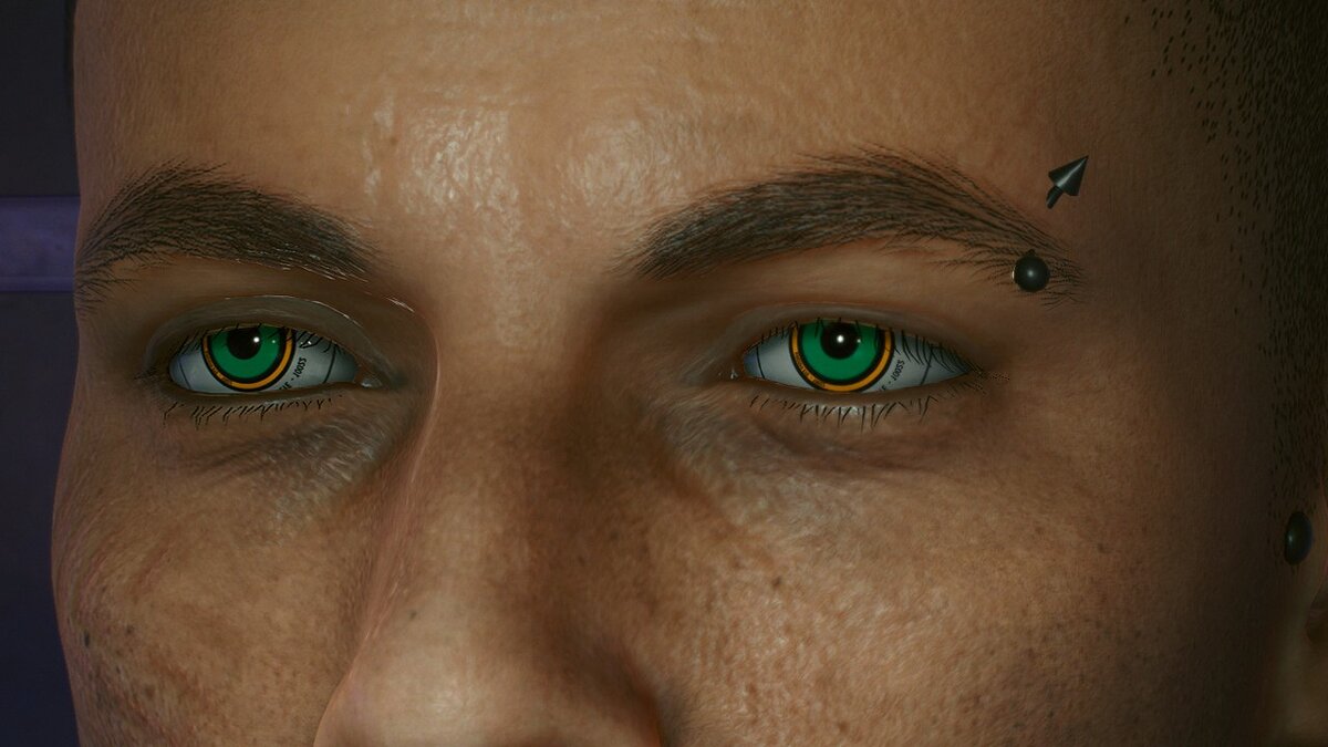 Cyberpunk 2077 — Colored eyes Kiroshi Optics