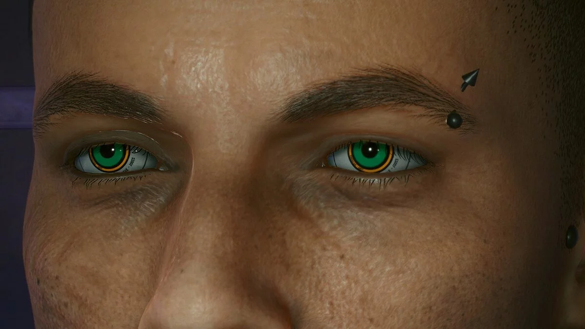 Cyberpunk 2077 — Colored eyes Kiroshi Optics