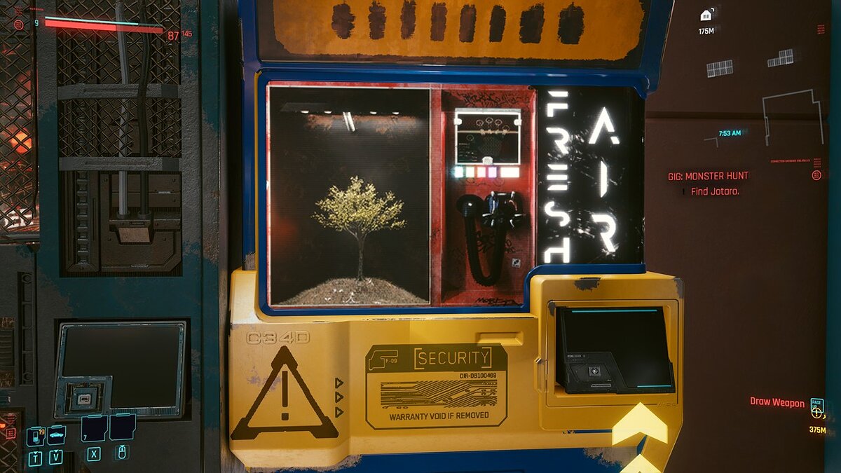 Cyberpunk 2077 — Fresh Air Vending Machines