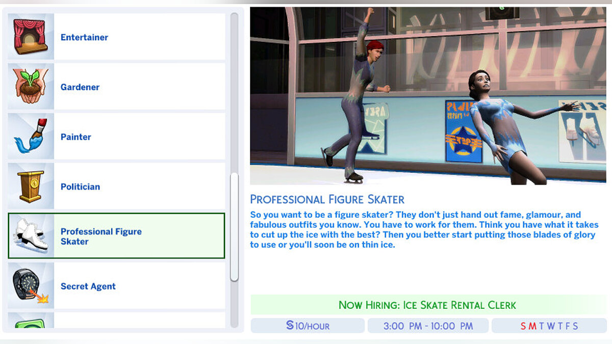 The Sims 4 — Career - figure skating