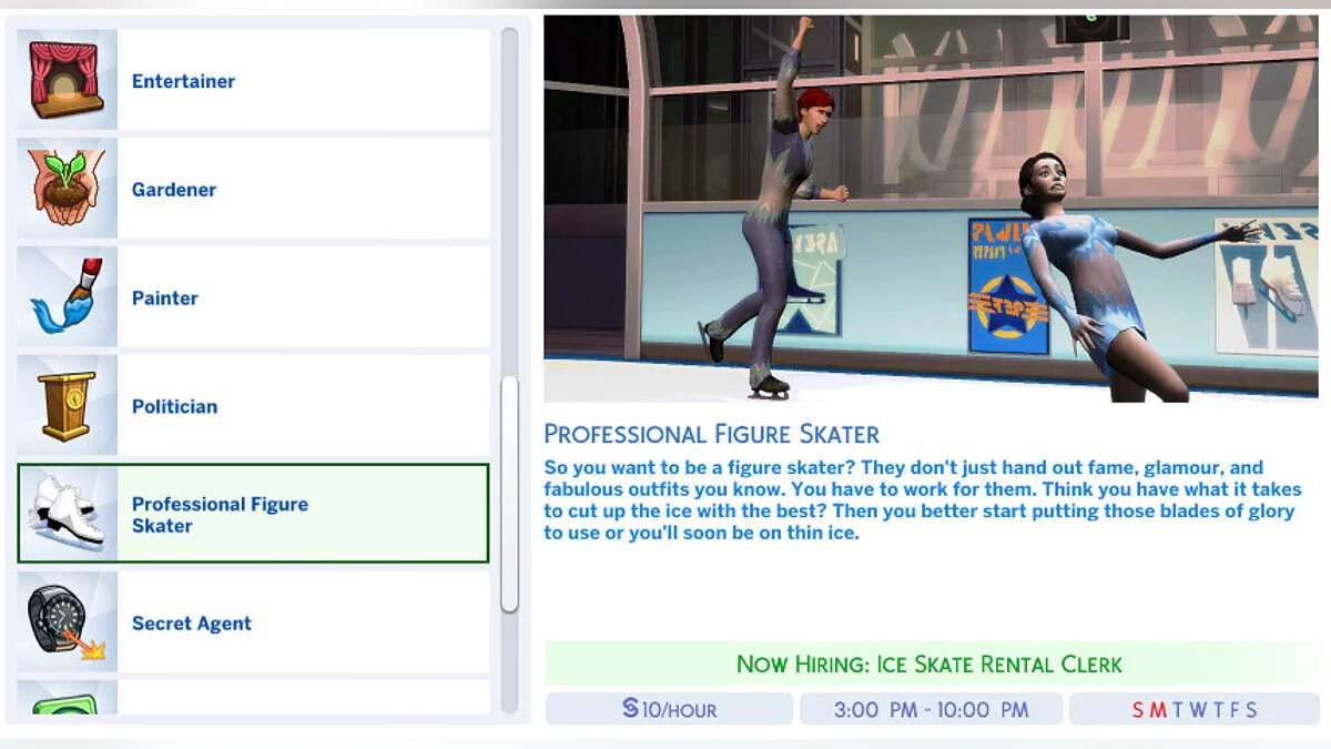 The Sims 4 — Career - figure skating