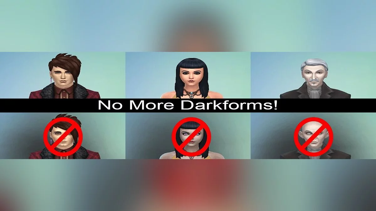 The Sims 4 — Removing dark forms of vampires