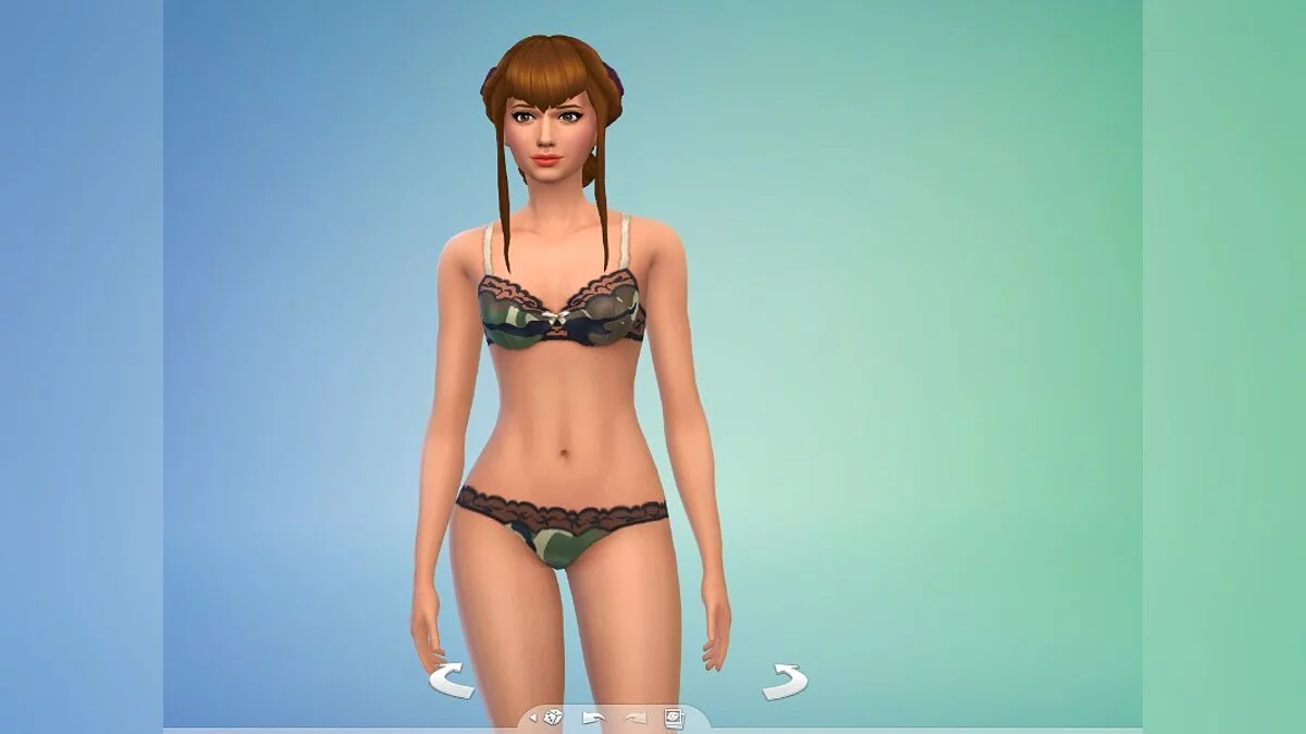 The Sims 4 — Camouflage lingerie