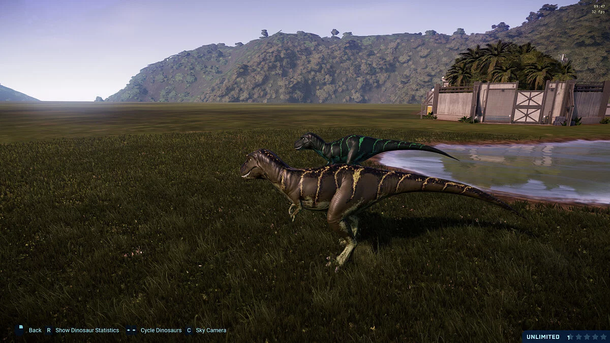 Jurassic World Evolution — Альбертозавр палео