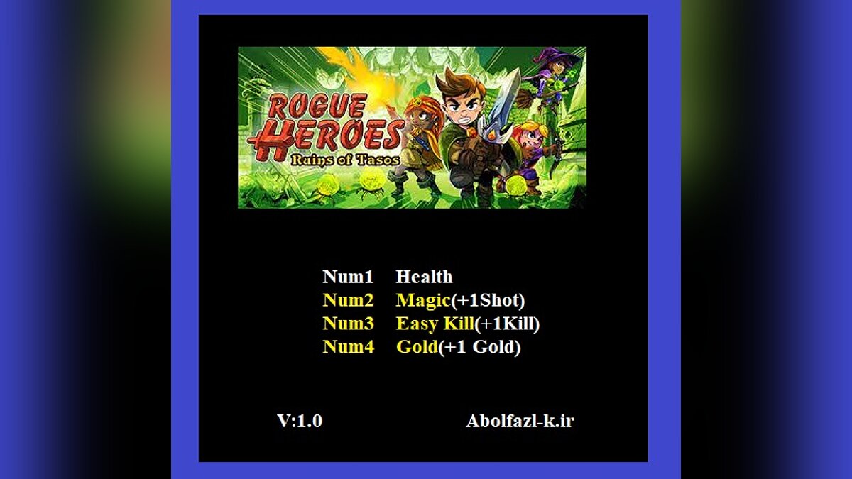 Rogue Heroes: Ruins of Tasos — Trainer (+4) [1.0]