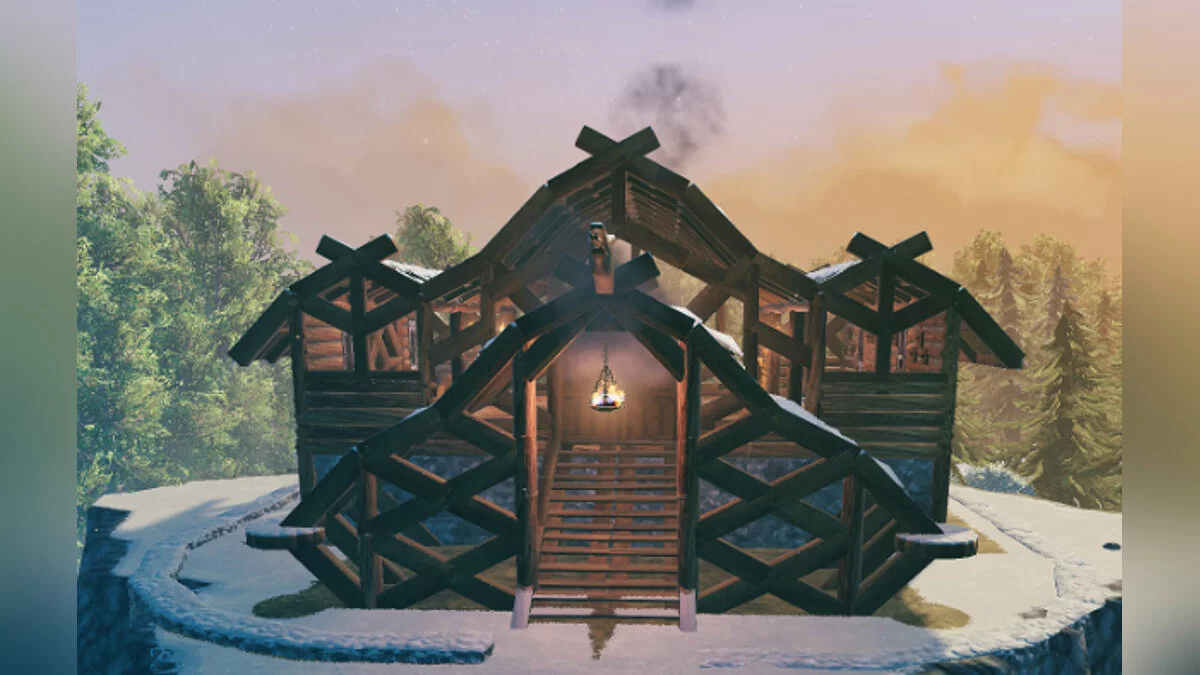 Valheim — log cabin