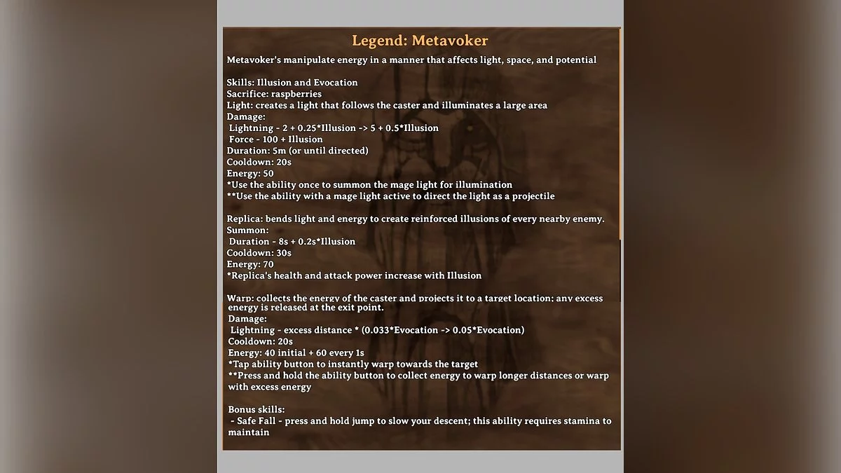 Valheim — Класи героїв