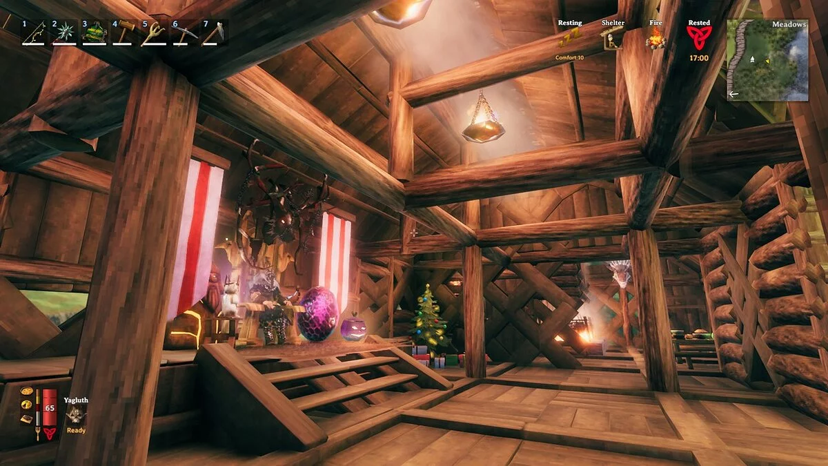 Valheim — Дом на холме