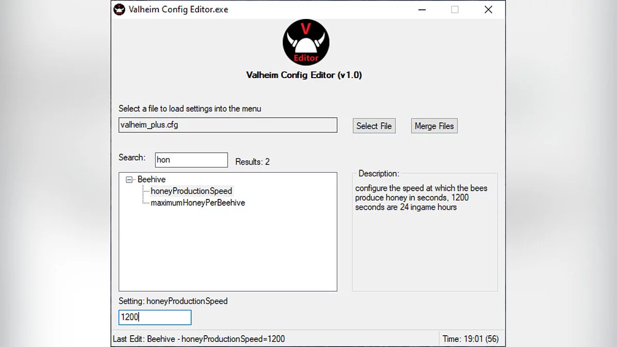 Valheim — Редактор конфігурації
