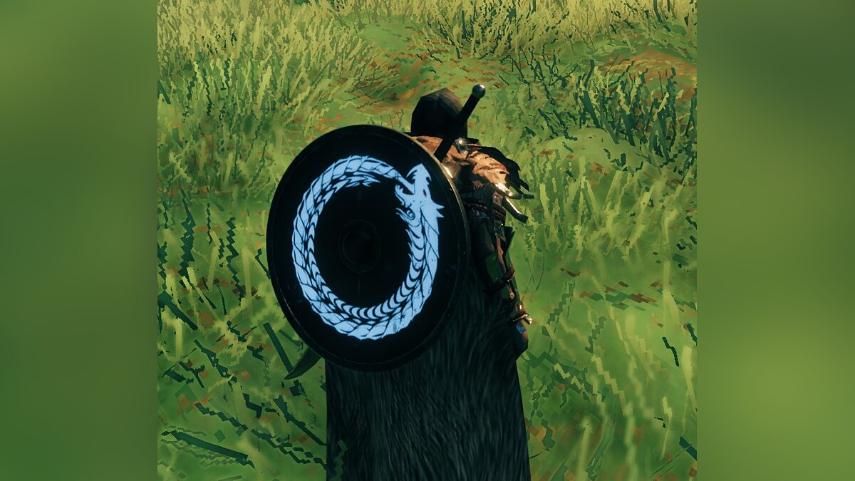 Valheim — Silver Serpent Shield