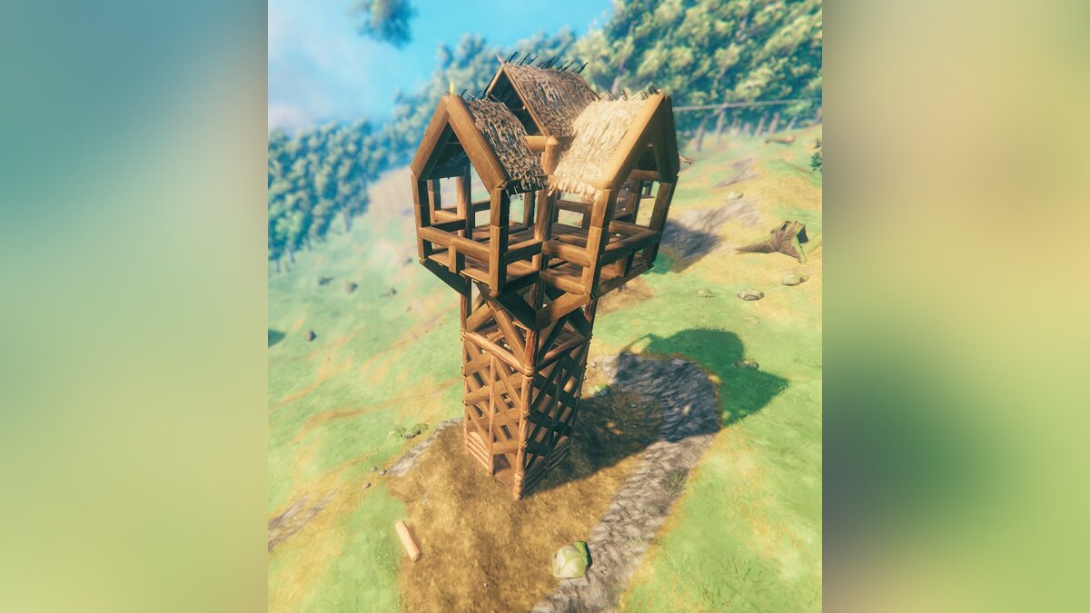 Valheim — Basic watchtower