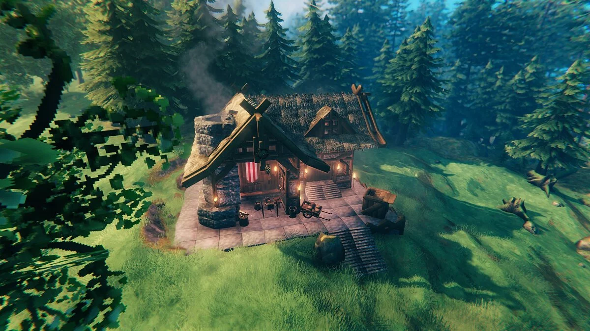 Valheim — Кайрос - кузнец и магазин викингов