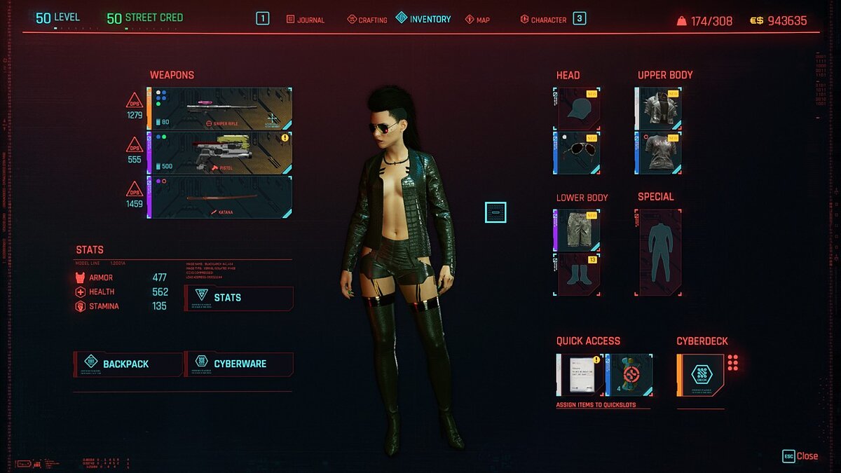 Cyberpunk 2077 — Luxurious JoyToy suit