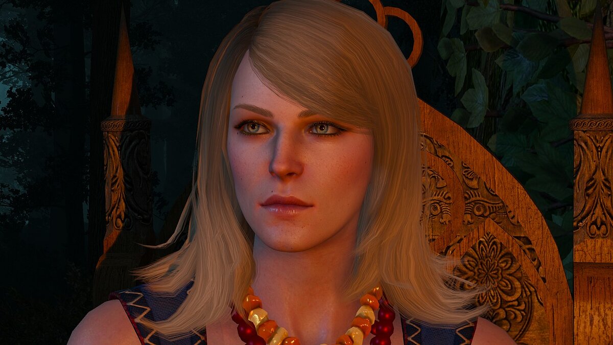 The Witcher 3: Wild Hunt - Complete Edition — Keira Metz's enhanced face