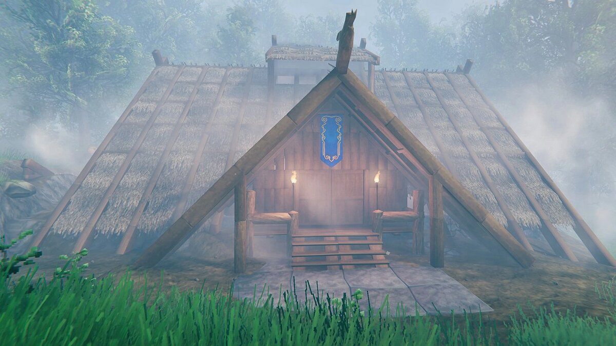 Valheim — Longhouse for 4 people