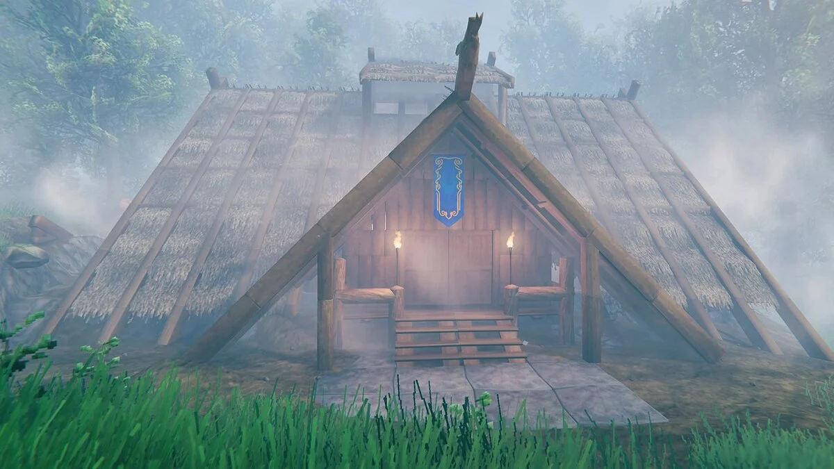 Valheim — Casa comunal para 4 personas