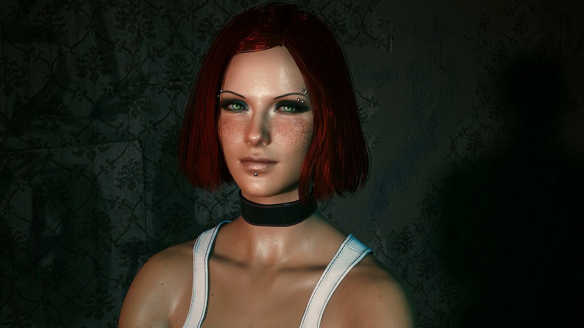 Cyberpunk 2077 — Nina's open hair