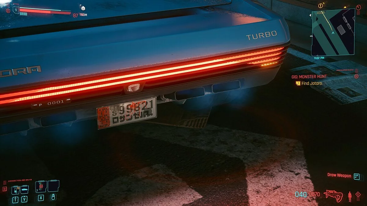 Cyberpunk 2077 — Номерные знаки различных цветов и дизайна