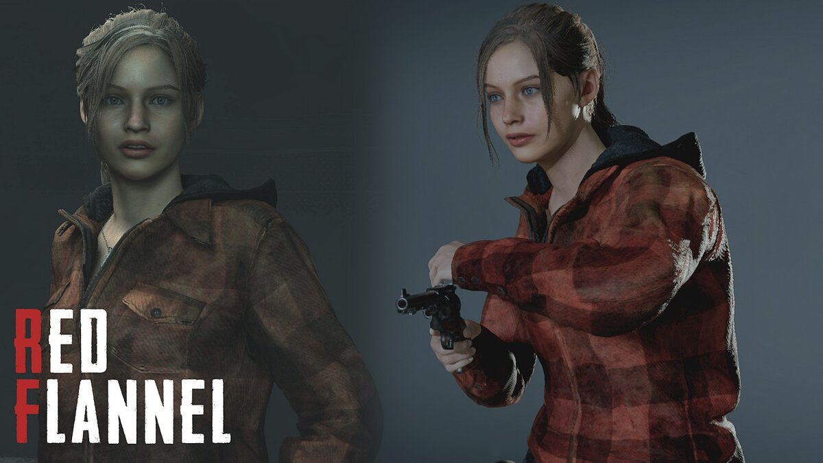 Resident Evil 2 — Red flannel shirt for Claire