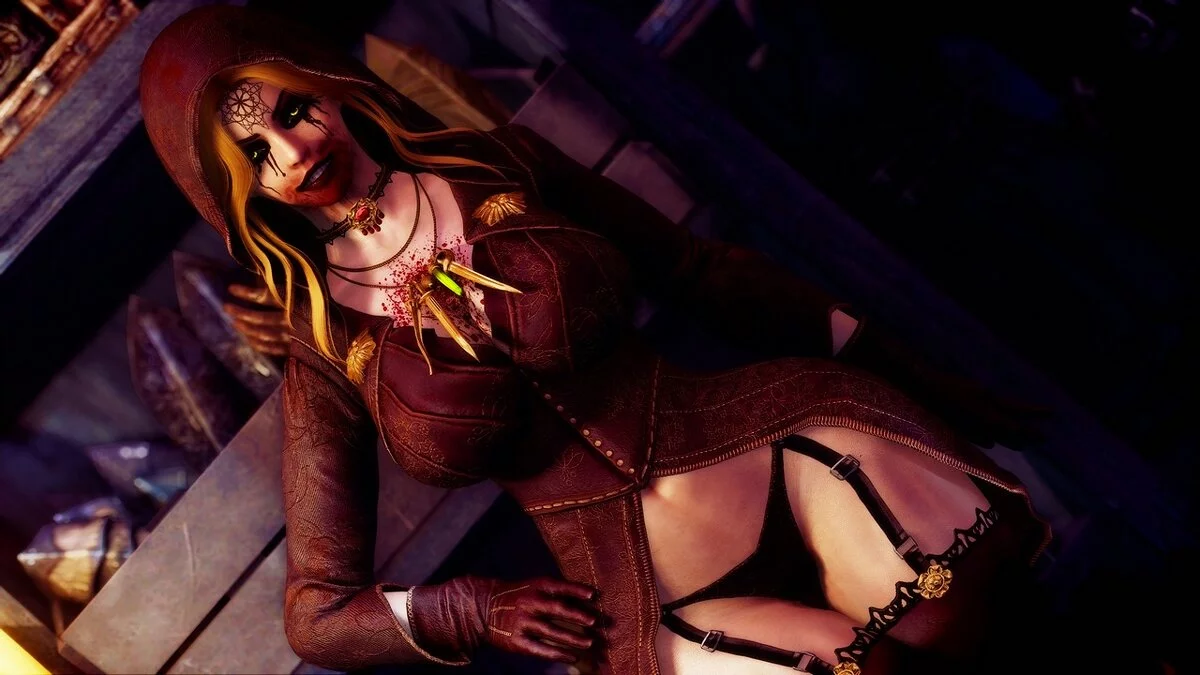 Elder Scrolls 5: Skyrim Special Edition — Одежда дочери Димитреску