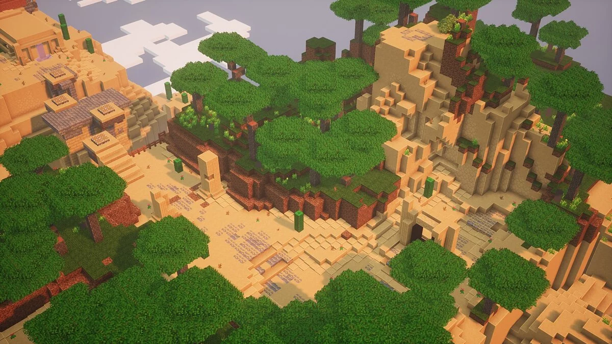 Minecraft Dungeons — Лагерь в пустыне