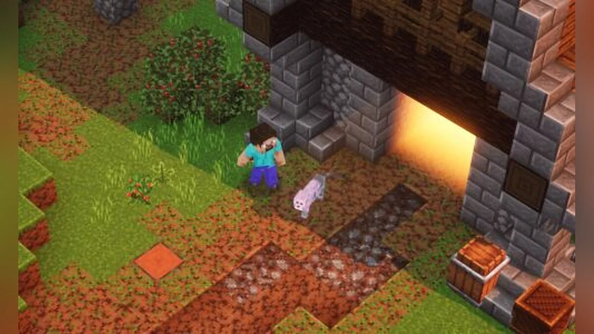 Minecraft Dungeons — Рожевий кіт
