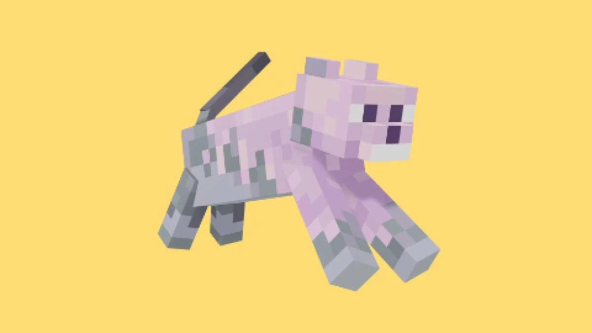 Minecraft Dungeons — Pink cat