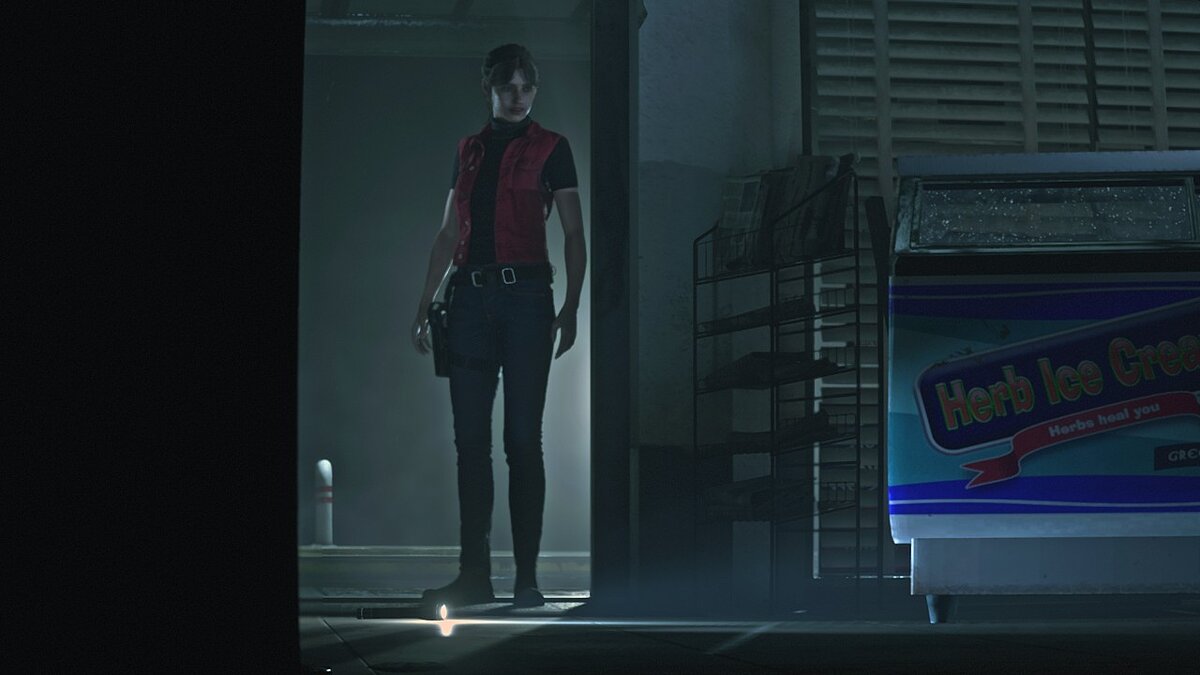 Resident Evil 2 — Claire and Sherry in classic suits