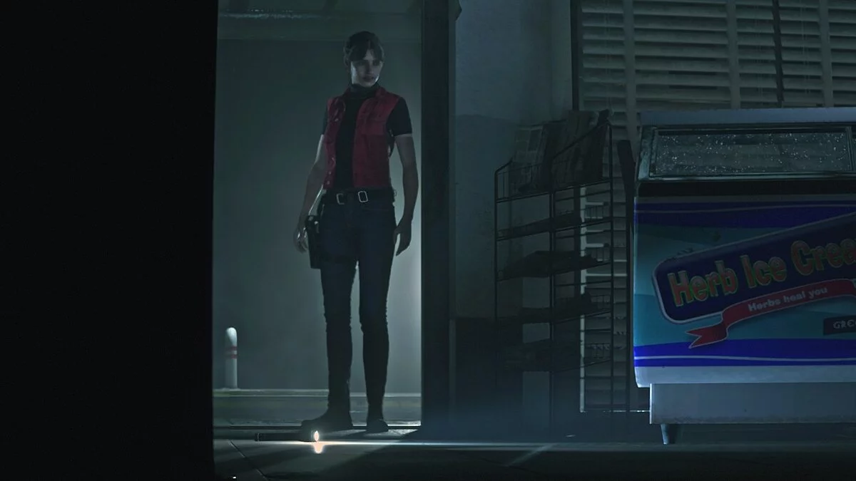 Resident Evil 2 — Claire y Sherry en trajes clásicos