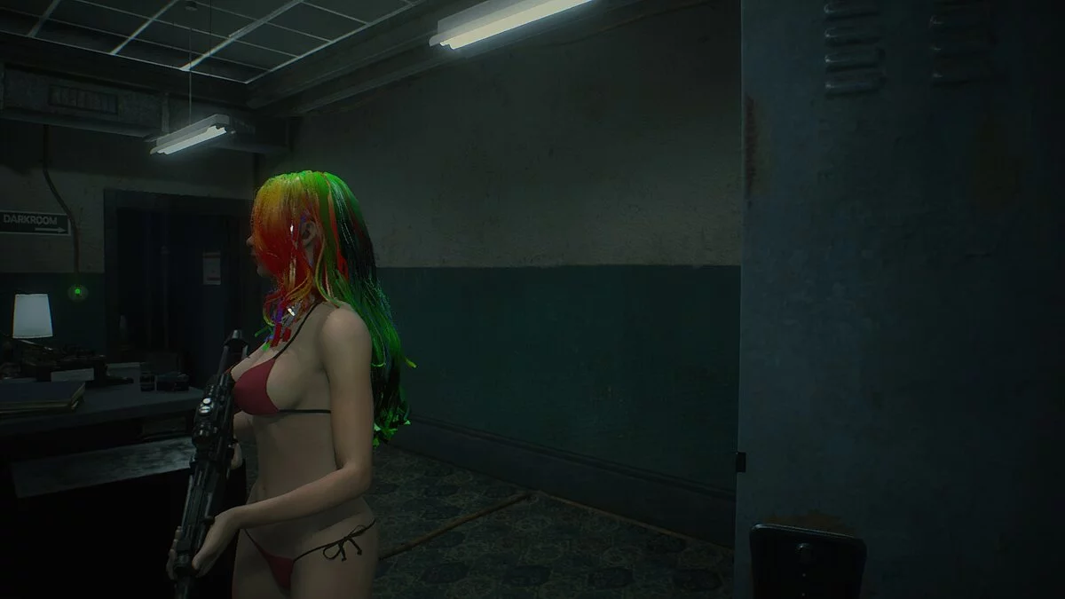 Resident Evil 2 — Длинные радужные волосы для Клэр