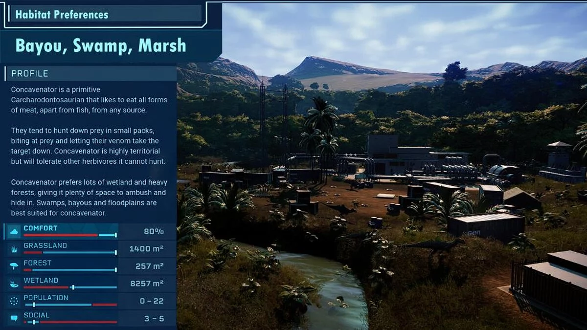 Jurassic World Evolution — Concavenator Corcovatus (новый вид)