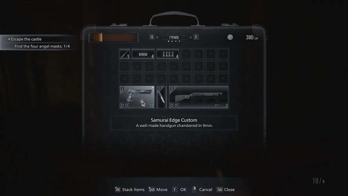 Resident Evil Village — Пістолет «Клинок самурая»