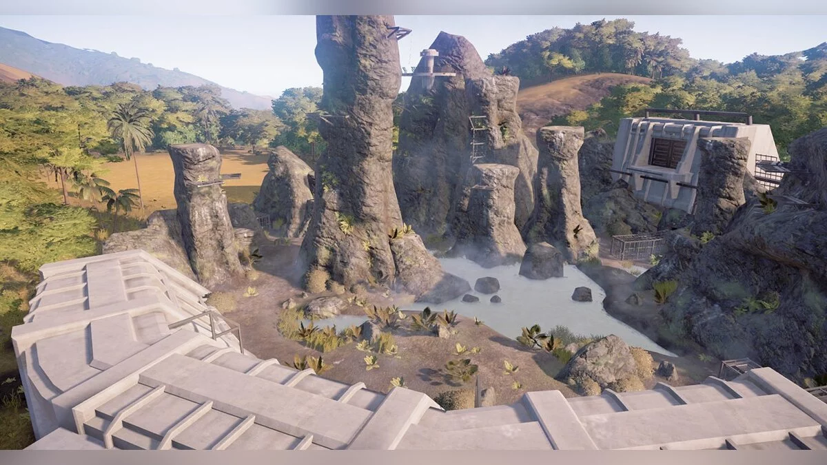 Jurassic World Evolution — Бесклеточный вольер