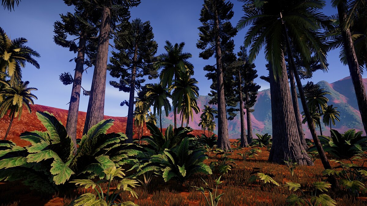 Jurassic World Evolution — Triassic landscape