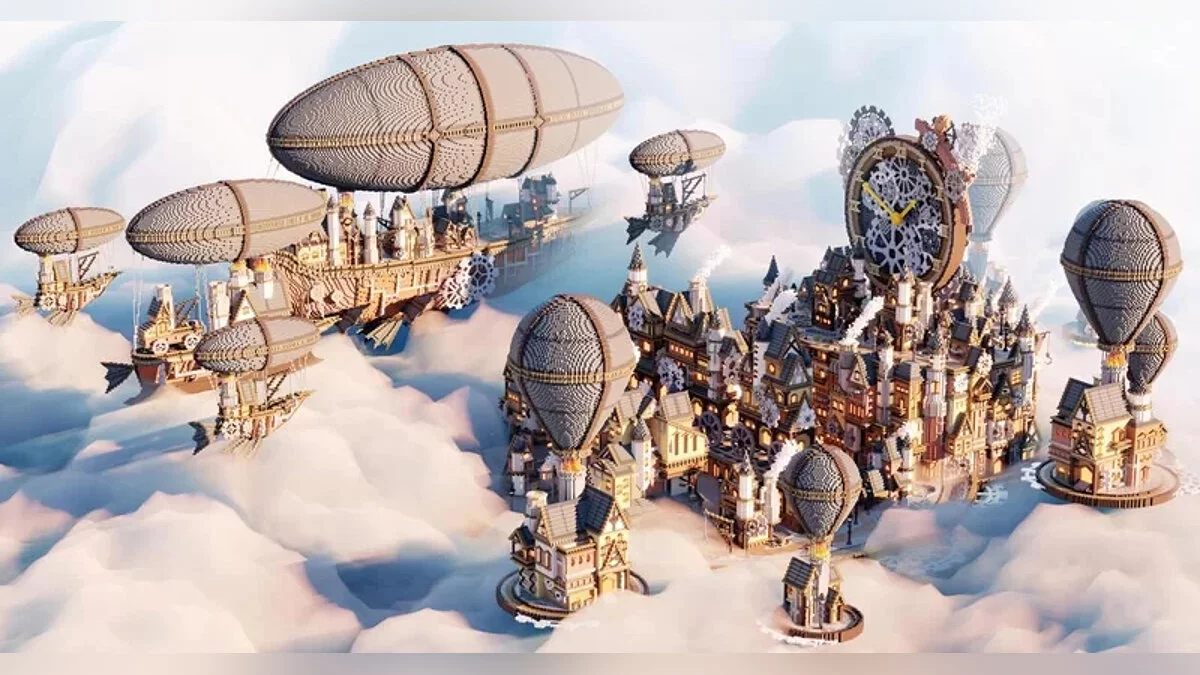 Minecraft — ciudad steampunk