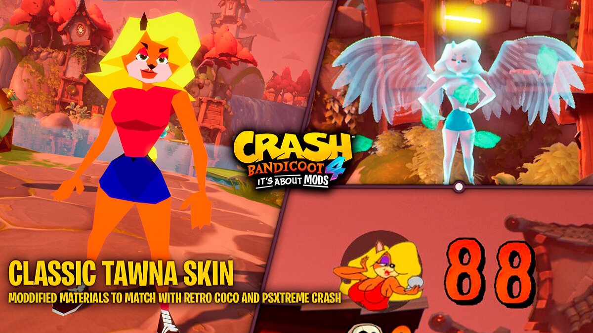 Crash Bandicoot 4: It&#039;s About Time — Classic Tawna from PS1